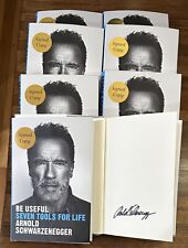 AUTOGRAPHED SIGNED Arnold Schwarzenegger Be Useful Seven Tools Life Book IN HAND