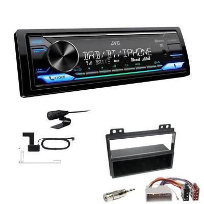 JVC Digital 1-DIN Autoradio DAB+ Bluetooth für Ford Fiesta V 2001-2005 - Bild 1 von 4