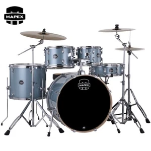 Mapex Venus 5PC Fusion Complete Drum Kit Aqua Blue Sparkle VE5045FTCVJ - Picture 1 of 3