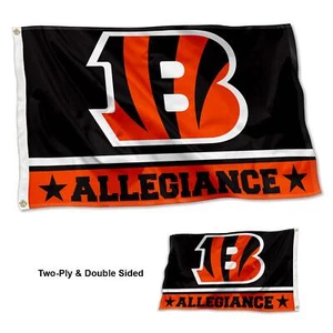 Cincinnati Bengals Allegiance Two Sided Flag - Picture 1 of 5