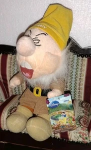 Sega Prize Disney Snow White Seven Dwarfs Sneezy 12" Plush Stuffed Toy New (O - Picture 1 of 6