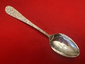 MARYLAND ROSE by Kirk Stieff Silverplate Floral PLACE SUPPENLÖFFEL 1980 - Bild 1 von 4