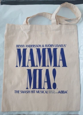 Mamma Mia Musical Tote Bag Songs of ABBA Brand New Unused - Image 1 of 2