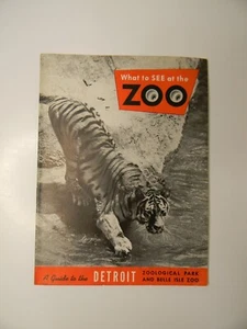 Vintage 1947 Detroit Zoo Guide Book - Picture 1 of 5