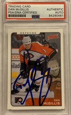 2001-02 Upper Deck Victory Dan McGillis #262 Autographed PSA/DNA NHL