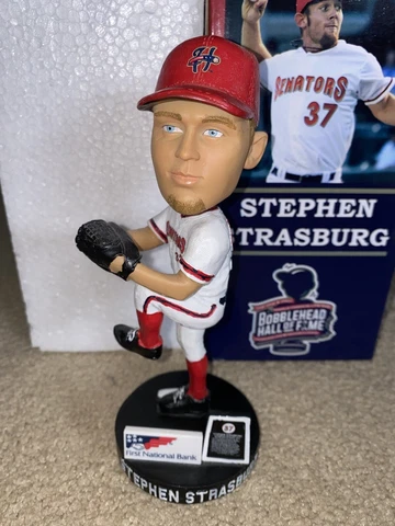 Stephen Strasburg Harrisburg Senators Bobble Head Hall Of Fame SGA Nationals Cover