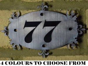 New Front Engraved Personalized not Slate House Door Gate Number Sign Plaque - Picture 1 of 9