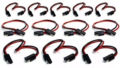 20 Pieces 12 Gauge 12" Quick Disconnect Power Cable Wire Harness - Image 1 of 4