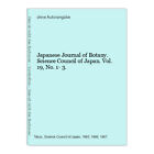Japanese Journal of Botany. Science Council of Japan. Vol. 19, No. 1- 3.