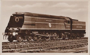 RP Eisenbahn Postkarte SR BB 21C151 Winston Churchill Southern Pacific Lok - Bild 1 von 2
