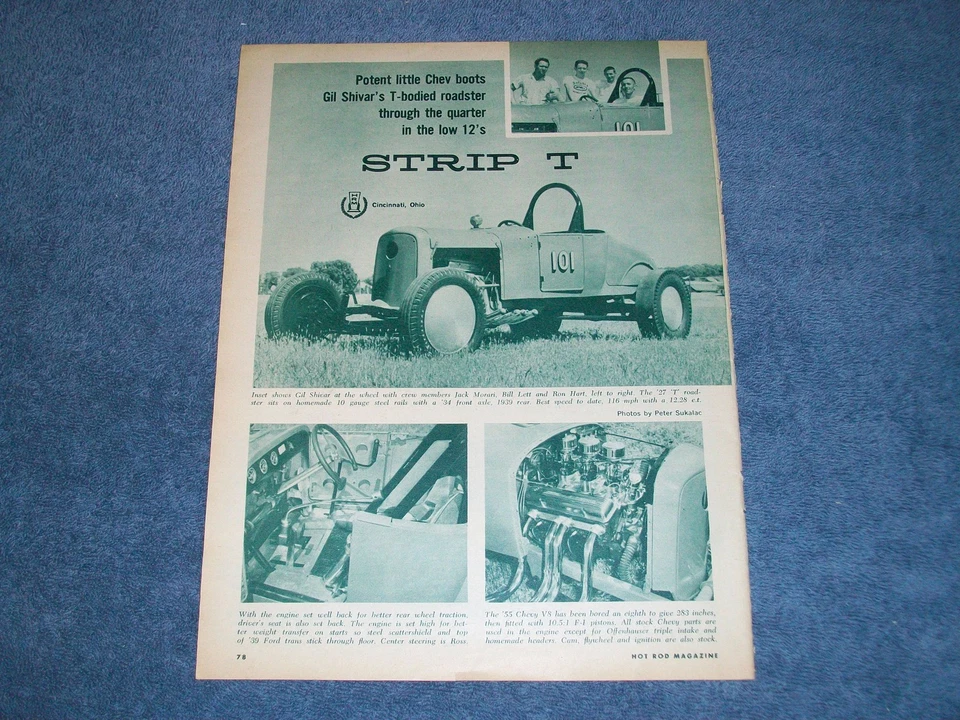 Ford Modelo T Roadster 1927 coche de arrastre artículo de colección "Tira T"  Foto 1 de 1