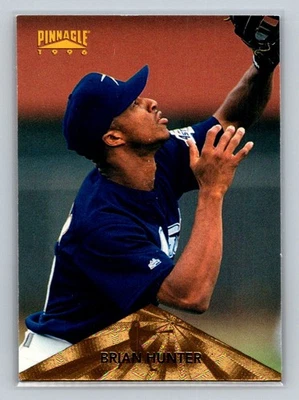 1996 Pinnacle #54 Brian Hunter Houston Astros Baseball Card - Image 1 of 2