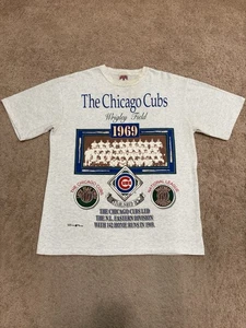 Vintage 1994 Chicago Cubs Glory Days MLB Gray T-Shirt Size XL - Picture 1 of 7