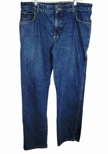 Cabela’s Men’s Relaxed Fit Jeans 36x34 Blue Denim 100% Cotton Made in Mexico - Picture 1 of 10