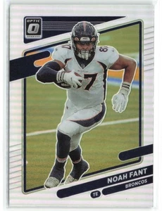 2021 Donruss Optic Holo Noah Fant Denver Broncos #28 - Picture 1 of 2