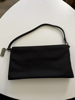 Coach E3J-7407 Mercer Demi Handbag Black Mini Purse Canvas Clutch - Image 1 of 4