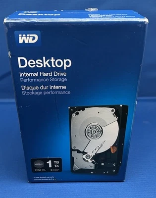 NEW Western Digital WD Black 1TB 3.5" Gaming Hard Drive SATA 7200RPM 64Mb 6Gb/s - Image 1 of 4