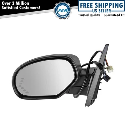 Espejo eléctrico plegable señal térmica charco memoria texturizada negro izquierdo izquierda izquierda izquierda izquierda para GM Foto 1 de 4