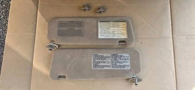 TOYOTA 4RUNNER 1996-02 FABRICANTE DE EQUIPOS ORIGINALES CONJUNTO DE PARASOL IZQUIERDO DERECHO TELA BRONCEADA/VINILO JUEGO DE 2 4x4 Foto 1 de 4