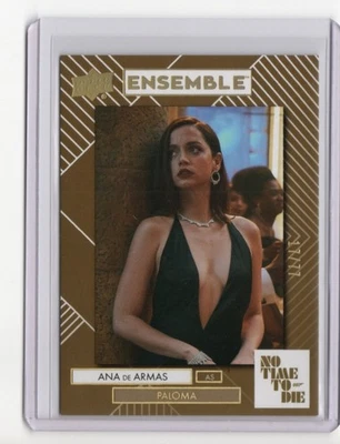James Bond No Time to Die GOLD PARALLEL Chase Ensemble E-4 Ana de Armas #17/77 - Image 1 of 4