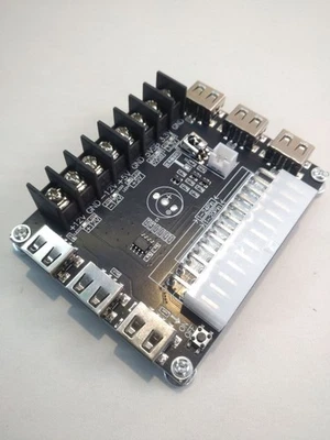ATX PSU Netzteil Breakout Board 24Pin DC & USB Anschluss Modul 3,3V 5V 12V - Bild 1 von 4