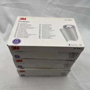 3 Boxes Of 3M Durapore Surgical Tape 3" x 10 yd, 12 Rolls Total exp 6-4-2024 - Picture 1 of 6