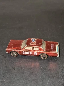 Hot Wheels Redline 1968 CRUISER Chief Fire Dept Red Spectraflame  - Picture 1 of 5