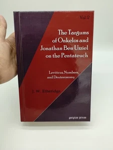 The Targums Of Onkelos And Johnathan Ben Uzziel On The Pentateuch Vol 2 Lev-Deut - Picture 1 of 12