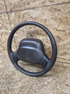 Volante Jeep Wrangler TJ Cherokee XJ 1997-2002 OEM vinilo goma cuero Foto 1 de 4