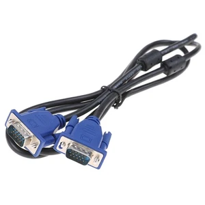 1.5M Computer Monitor VGA3+2 Cable 15Pin Connector For PC TV Adapter Conver.J4 - Afbeelding 1 van 8