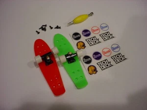 2 UNBUILT,unused Tech Deck PENNY Fingerboards,trucks + Decals FREE SHIP - Picture 1 of 2