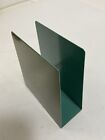 Metal Retro Olive Green Turquoise Colored Envelope Paper Desk Organizer
