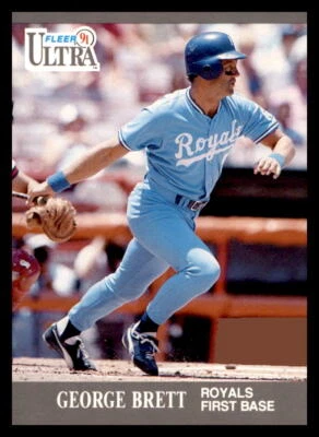 1991 Ultra #144 George Brett Kansas City Royals - Image 1 of 2