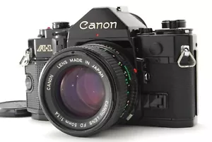 【N MINT】Canon A-1 A1 35mm SLR Film Camera New FD NFD 50mm f/1.4 LENS JAPAN - Picture 1 of 12