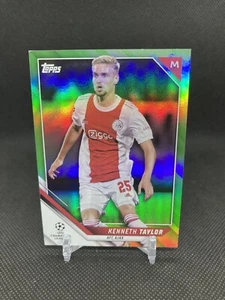2021-22 Topps UEFA Kenneth Taylor Green Foil #5 /199 - Picture 1 of 2