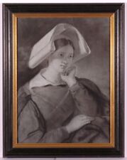 "Portrait of a Young Nun", French School, ca.1850, Drawing (m)