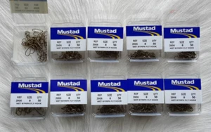 Fly Tying Hooks. Model 3906, Bronze Down- Size #8, 50 Per Box Made In Norway - Picture 1 of 3