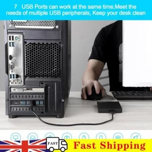 PCIe USB 3.0 Add in Card 5 USB3.0 TPYE -A and 2 TPYE-C Hub Converter 5Gbps - Afbeelding 1 van 11