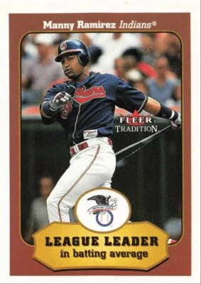 2001 Fleer Tradition Baseball Manny Ramirez LL Cleveland Indians #389 - Image 1 of 2