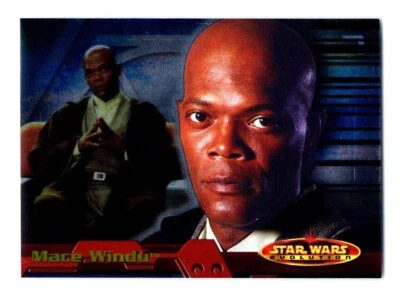 Mace Windu  - 2001 Topps Star Wars Evolution #46 -  Samuel L. Jackson - Image 1 of 2