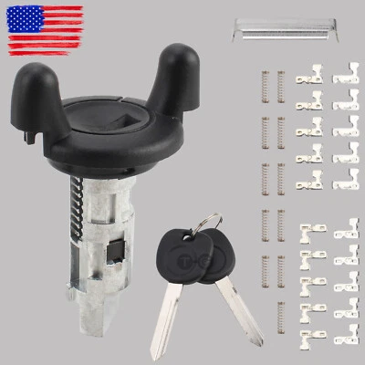 Cilindro de bloqueo de encendido para cilindro de bloqueo sin codificar GM reemplaza Strattec 704600 Foto 1 de 4