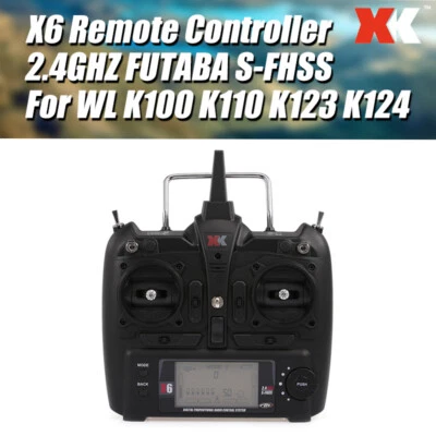 Wltoys XK X6 Transmitter for K124 K100 K110 K123 RC Helicopter Remote Controller - Image 1 of 4