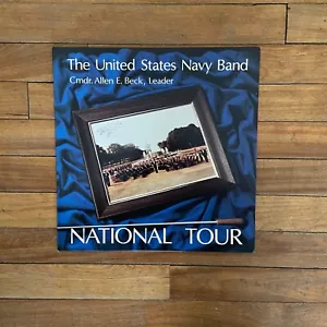 The United States Navy Band National Tour Vinyl LP Cmdr. Allen E. Beck Leader - Picture 1 of 4