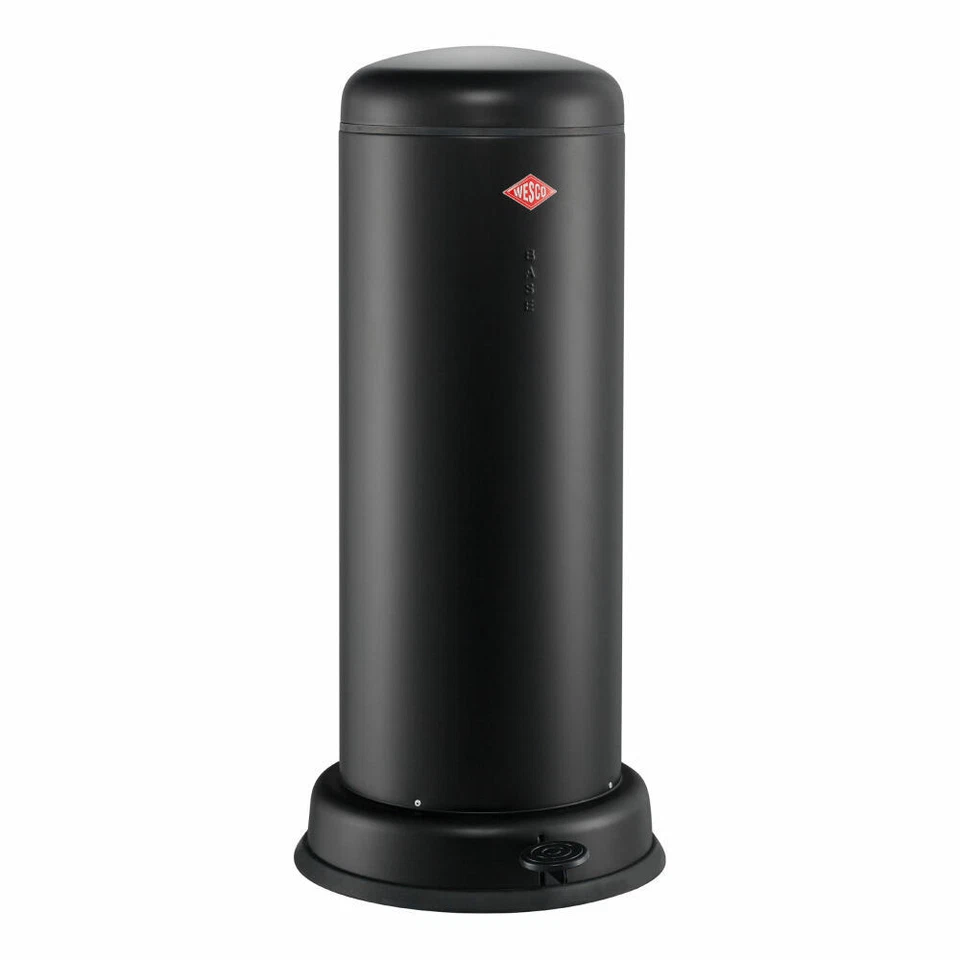 Wesco Baseboy 30 Treteimer, Abfalleimer, Mülleimer, Stahlblech Schwarz Matt 30 L - Bild 1 von 1