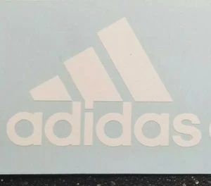 Adidas Logo Vinyl Decal 3.5" H - Surfboard Snowboard Skate Car Truck Window Yeti - Picture 1 of 3