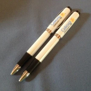 2 metal drug rep pens - Picture 1 of 1