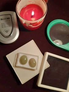 Both 91ct/18g light green Idokras vesuvianite oval 2 gemstones. Price per piece - Bild 1 von 5