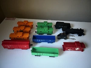 Vintage Marx Train Cars and Engine Lot - Picture 1 of 12