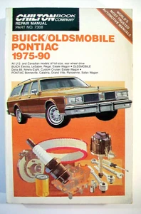 Manual de reparación de automóviles Chilton, Buick, Oldsmobile, Pontiac 1975-90 - Imagen 1 de 5