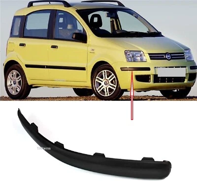 PARAGOLPES DELANTERO DERECHO MOLDURA MOLDURA SE ADAPTA A FIAT PANDA 2003-2012 Foto 1 de 3